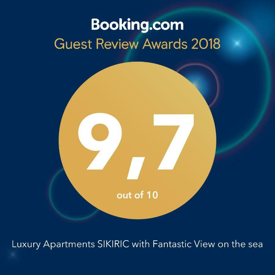 Luxury Apartments Sikiric_2 With Fantastic View On The Sea 비빈제 외부 사진